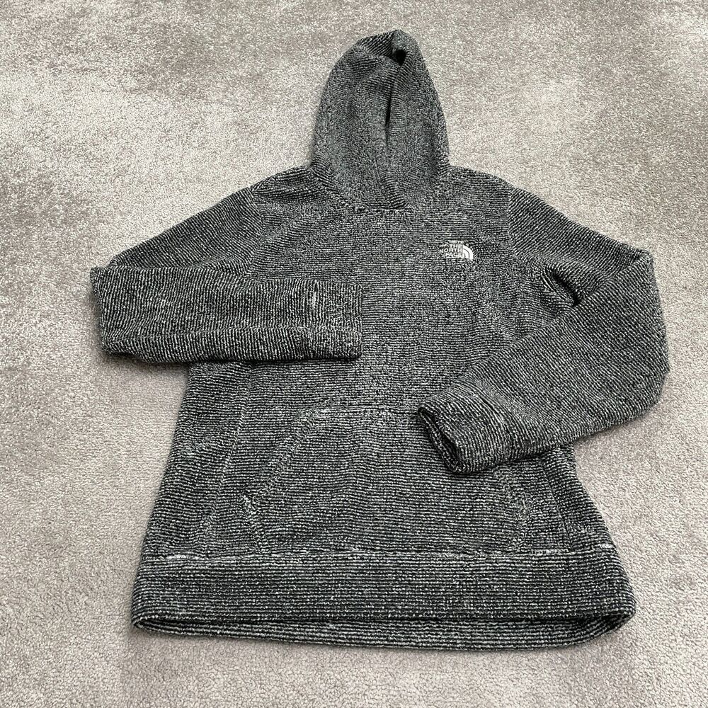 The North Face Pullover Hoodie Sweatshirt Womens Medium Gray Casual Outdoor Hike